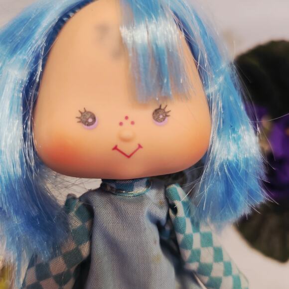 Vintage Blueberry Muffin Strawberry Shortcake Doll 5" American Greetings 1979 - Picture 5 of 7